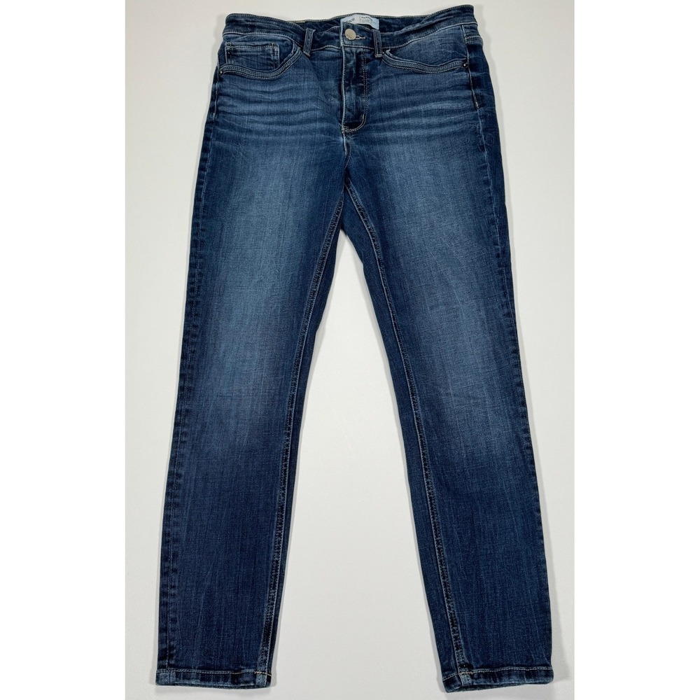 BKE Parker Ankle Skinny Womens Jeans 28 30x26 Dark Wash High Rise Denim Stretch